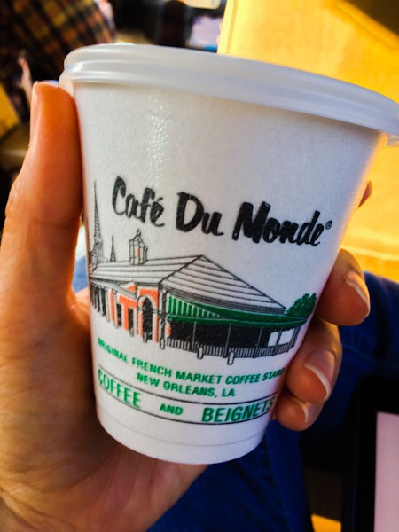 America, Café du Monde and Lache Pas La Patate