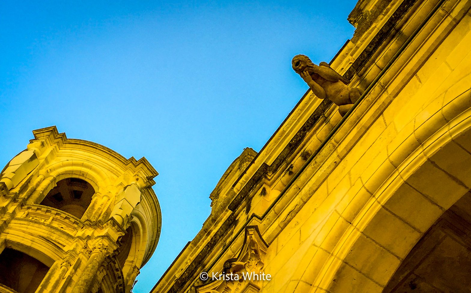 Chateau Chambord, detail.